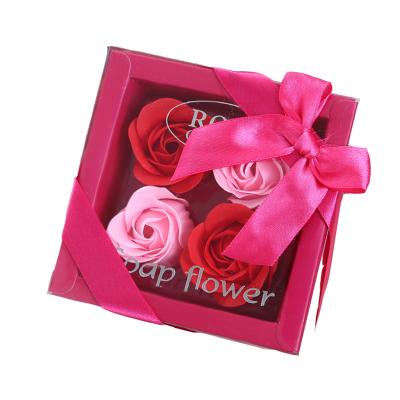 China Soap Rose Soap Flowers Valentine's Day Decoration Artificial Flower For Home Decor for sale