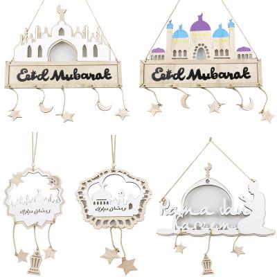 China 2022 Wholesale Durable Wooden Ramadan Decor Eid Mubarak Ramadan Ramadan Tree Decorations For Home Accessories for sale