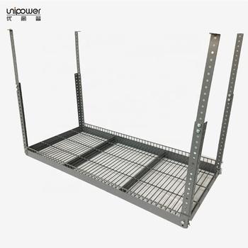 China Single Sided Heavy Duty Metal Garage Storage Shelf Overhead Rack Shelf for sale