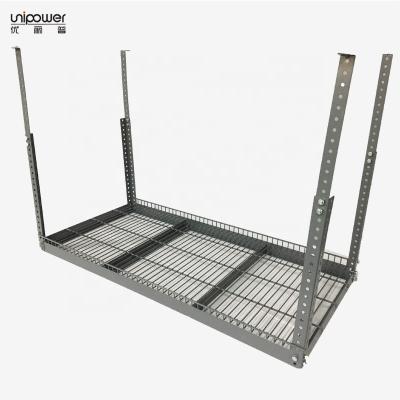 China Single Sided Adjustable Ceiling Racking Wall Metal Shelf For Garage Storage for sale