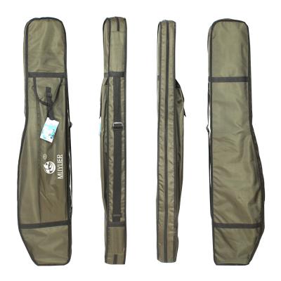 China Multi Function 600D Colorful Waterproof Reel Pole Storage Fishing Bags for sale