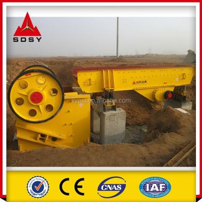 China Stone crushing line feeding electromechanical food vibrating feeder for sale