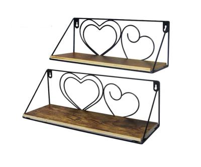 China Sustainable Schliersee Floating Wall Beams Set of 2, Hanging Sweetheart Storage Beam Wall Decor for sale