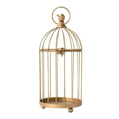 China WEDDING Vintage Lantern Birdcage Wedding Centerpiece with Flower Decoration for Table Decor for sale