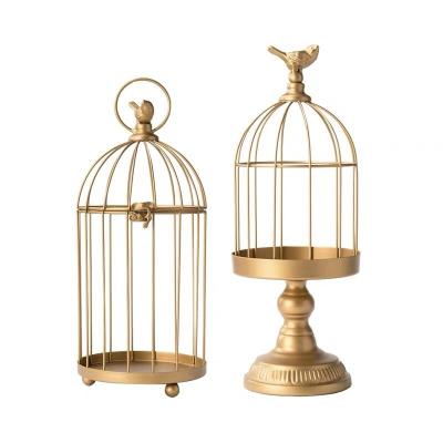 China WEDDING Top Fashion Metal Decorative Birdcage Set For Wedding Decoration Best Gift For Wedding Centerpiece for sale