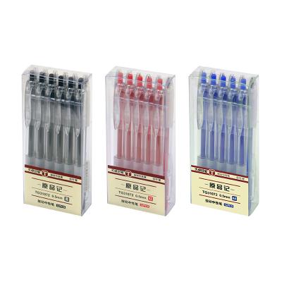 China Normal 2024 New Arrival 12 Pcs/Box 0.5mm Full Needle Tube Tip Colored Retractable Gel Ink Pens for Office School Stationery Supply for sale