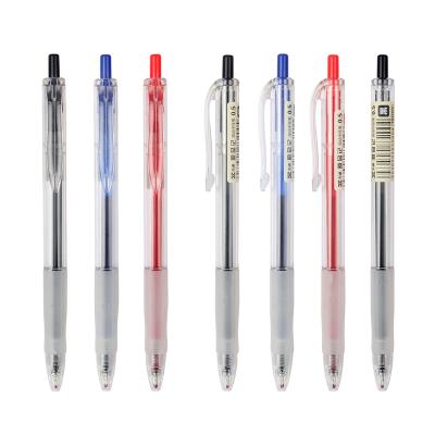 China Normal Cheap Neutral Pen 0.5mm/0.7MM Tip Gel Ink Pen With Custom Logo Retractable Ballpen Gel Pen for sale