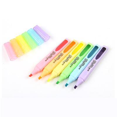 China Office School Gel Ink Pens High quality plastic syringe highlighter pen fat highlighter pen for drawing multi colored highlighter marker for sale