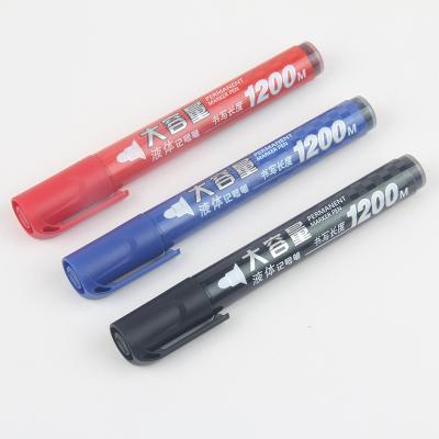 China School Office Supplies Wholesale Custom Cheap Stationery 3Colors  Texted Marker Pen Set with Logo for sale