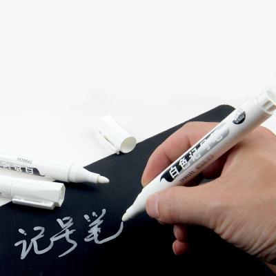 China School Office Supplies Good Product Oily Ink White Marker Pens Set Waterproof Quick Drying For Metal and glass marking for sale