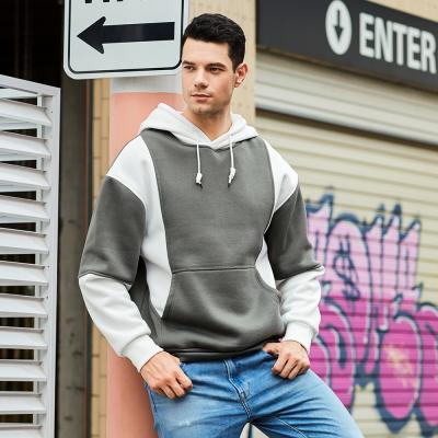 China The main breathable autumn the top men's hoodies 2021 fashion casual sports color matching youth fashion men's sweatshirt for sale