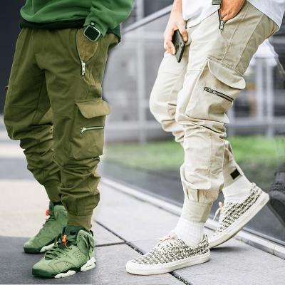 China 2021 Fashion Cargo Jogger Pants Drop Breathable Men's Outdoor Casual Pants Men's Small Feet Long Pants for sale