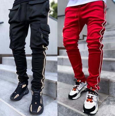 China New Sports Men's Pants Breathable Casual Fashionable Brand Pants Loose Straight Cargo Pants Men for sale