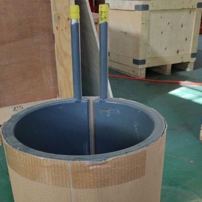 China Industries 304 Stainless Steel Jacket Brass Plate Water Casting Sleeve Of Cooling Machine for sale