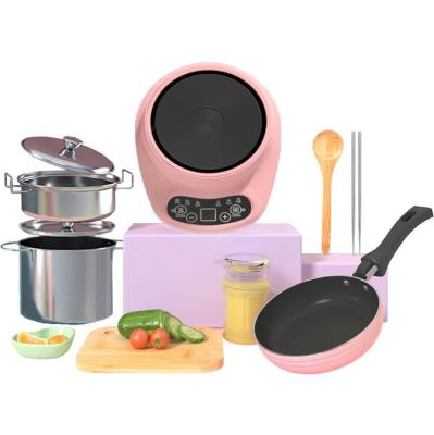 China Kitchen cooking toy 17 pieces real cooking kitchen set baking set happy kitchen toy for girls boys cminiature cooking set for real cooking for sale