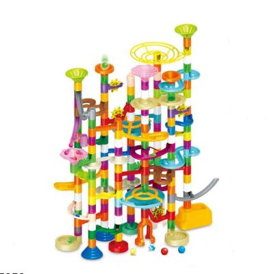 China Construction Toy 105pcs marble run set construction block toys building for kids boys girls stacking toy perfect gifts for sale