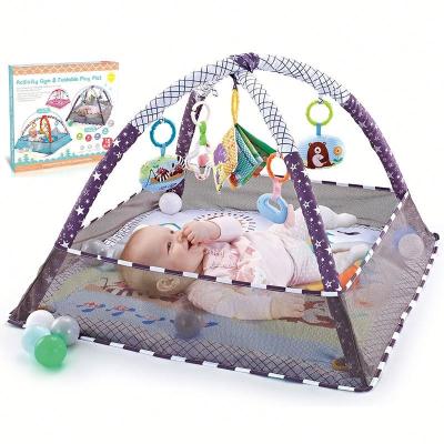 China Educational Toy High Quality  More-in-One Baby Activity Gym Ball Pit For baby Play Mat for sale