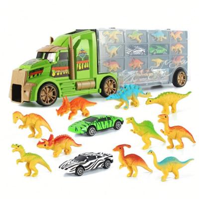 China Diecast Toy Dinosaur Toys Kids Truck Transporter Car Toy Boys Age 3  Up with More Dinosaur Figures Dinosaur Trucks for Boys Toys for sale