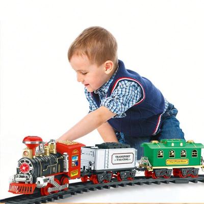 China Slot Toy RC Toys Remote Control vehicle Kids Toy Train Battery Operated Train for Kids Children Christmas Gifts for sale