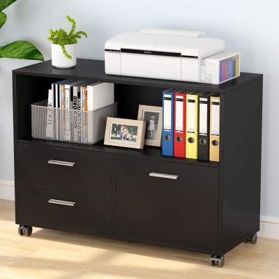 China Furniture Book Storage Closet Elegant Movable Mobile Filing Cabinet for sale