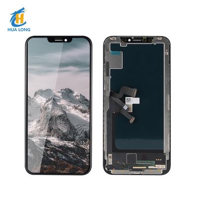 China Front Glass+Touch Screen+LCD Display+Backlight Screen+Frame Mobile Phone Hot Selling LCD For Iphone Soft LCD Display Replacement X for Iphone X soft screen for sale