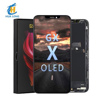 China Hard OLED New Replace Mobile Phone Screen New Gx Replace Mobile Phone LCDs For Iphone X Xs LCD New for sale