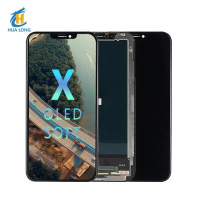 China Front Glass + Touch Screen + LCD Display + Direct Backlight Screen + Frame Factory Mobile Phone For iPhone X Xs Oled Screen Replacement Soft LCDs for sale