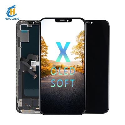 China Front Glass + Touch Screen + LCD Display + Direct Backlight Screen + Frame Factory Mobile Phone For iPhone X Xs Oled Screen Replacement Soft LCD for sale