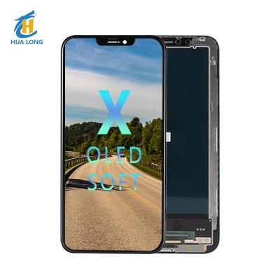 China Front Glass + Touch Screen + LCD Display + Direct Backlight Screen + Frame Factory Mobile Phone For iPhone X Xs Oled Screen Replacement Soft LCD for sale