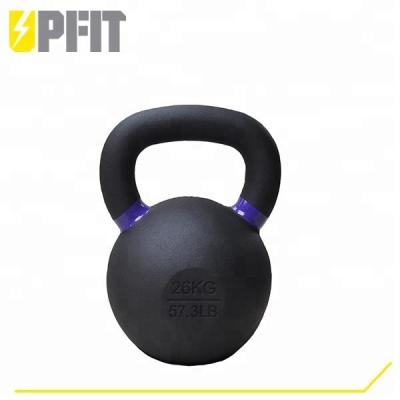 China Hot Sale 26kg Eco - Friendly Powder Coating Kettlebell Cast Iron for sale