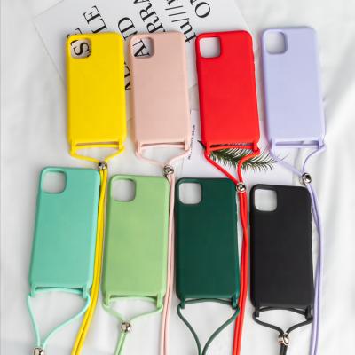 China Unique Soft/Soft/OEM New Design Mobile Phone Strap Collar TPU Soft/OEM Case For iPhone 11 Max XR XS for sale