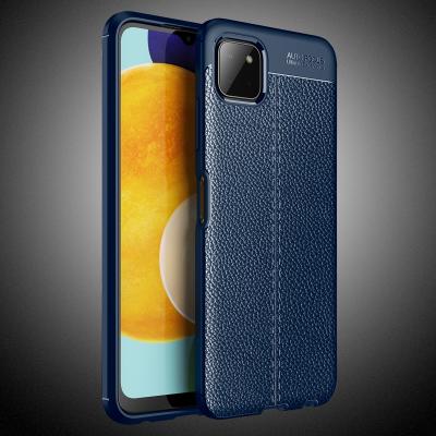 China Luxury Rugged Pattern Shockproof Lychee Leather TPU Soft Cell Phone Case For Samsung Galaxy A22 A82 for sale