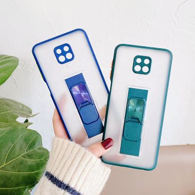 China Fashion For Redmi Note 9 Case With Camera Protector Cell Phone Case Translucent Matte Dual PC TPU Mobile Back Cover for sale