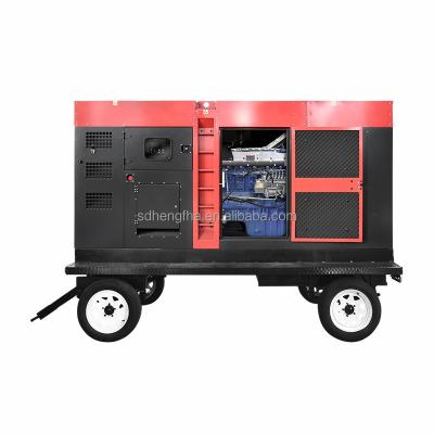 China emergency generator 200kw diesel mobile generator 250kva trailer diesel generator HFW200GF exw price for sale