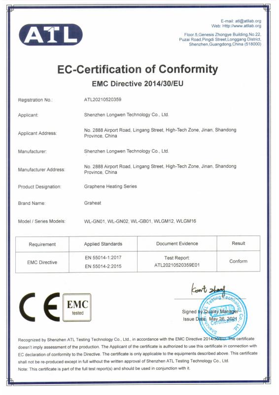 CE - Shenzhen Longwen Technology Co., Ltd.