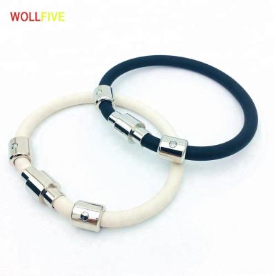 China Silicone Health Classic Personalized Balance Silicone Power Magnetic Bracelet for sale