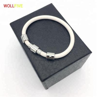 China Silicone Bio Magnetic Energy Reduce Pressure Japan 99.999 Pure Germanium Titanium Bracelet In Korea for sale