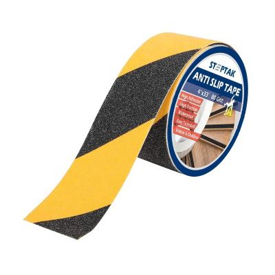 China Waterproof Heavy Duty 100Mm Jumbo Rolls Custom Noneskid Advance Black Yellow Red Colour Marine Hazard Anti Slip Tape for sale