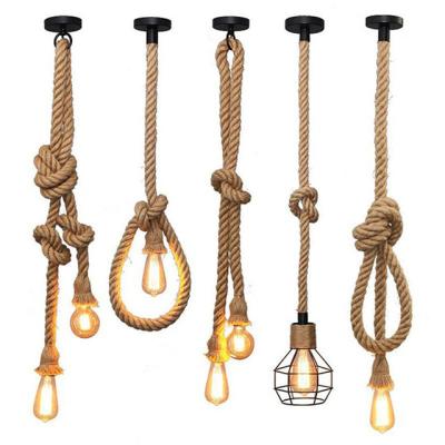 China Retro Edison Nordic Design Pendant Hang Modern Led Modern Lamp Wrought Iron Home Decor Indoor Lighting Fixtures for sale