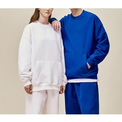 China Custom Anti-wrinkle thick heavy hoodie for men Crewneck streetwear oversized hoodie for sale