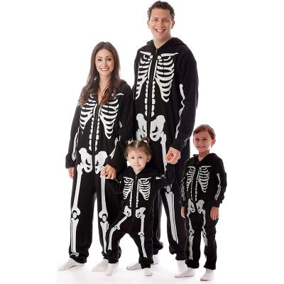 China Anti-pilling Halloween Family Matching Casual Pajamas Sets Adult Children Mommy and Me Sleepwear Family Pajamas Matching Outfits for sale