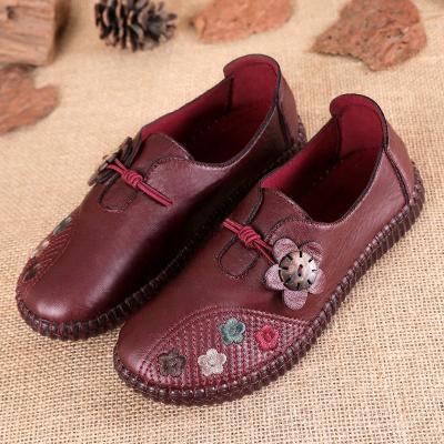 China Other G-2173 PU Comfortable Shoes Woman Sneakers Anti-slip Soft Casual Shoes For Woman Boat Shoe Women Sport Shoes for sale