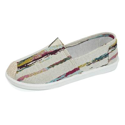 China Flat 2021 Wholesale Lightweight Canvas Shoes Ladies Shoes Sneakers Women Flat Shoes for sale