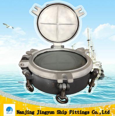 China Aluminum round window for boat with cover for sale