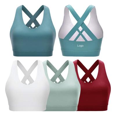 China 2021 Custom Made Breathable Yoga Bra OEM Yoga Bra In Stock Sports Bra Women for sale