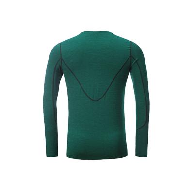 China Wholesale Custom Sports Shirts Antibacterial Quick Dry Gym Plus Size Men's Long Sleeve Shirts Tight Elastic Gym Tank Top for sale