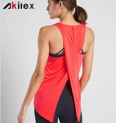 China Breathable Loose Fit Sport Tank Top For Women Sports Tank Tops Super Soft Lightweight Women for sale