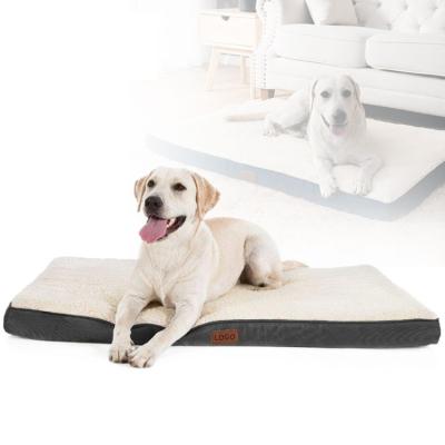 China Wholesale Breathable Soothing Washable Large Dog Beds Orthopedic Dog Mattress for sale