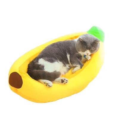 China Comfortable And Hot Selling Four Seasons Pet Viable Warm Pet Bed Cartoon Universal Bed For Cats And Dogs for sale