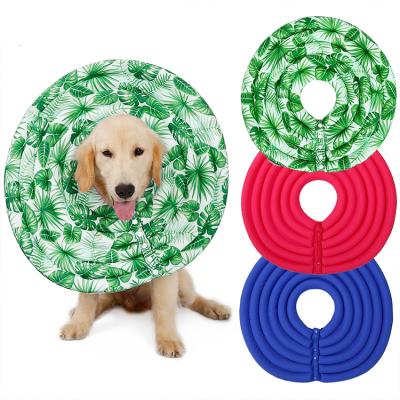 China Hot Selling Sustainable Pet Amazon Amazon Anti Bite Collar Elizabeth Circle Neck Comfortable Protection Collars For Dogs Cats for sale